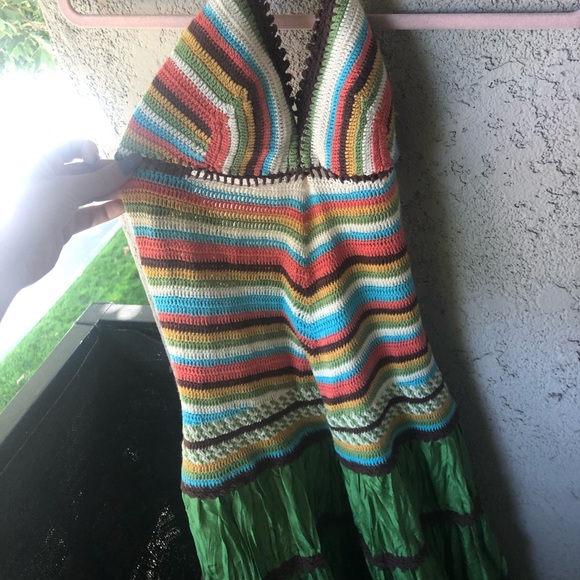 BCBG Crochet halter dress - Picture 6 of 6